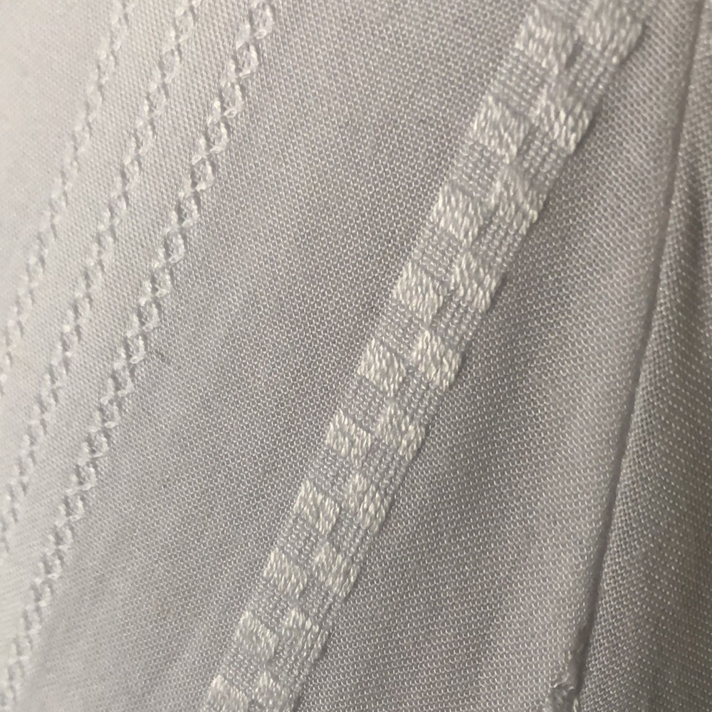Jodi Kristopher White Ruffle Bottom Spaghetti Strap Open Back Dress size 1 - Picture 6 of 15